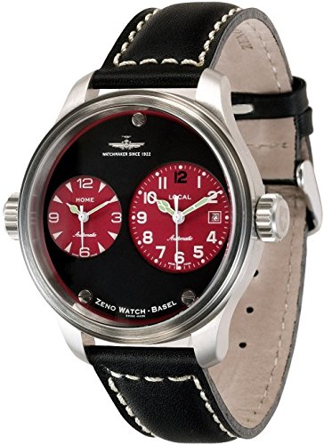 Zeno Watch OS Pilot Dual Time 8671 b17