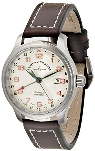 Zeno Watch NC Retro GMT Dual Time 9563 f2