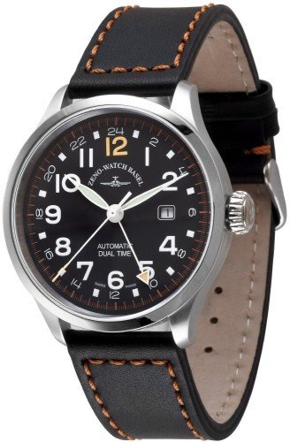 Zeno Watch Retro Tre Pilot GMT Dual Time 6302GMT a1