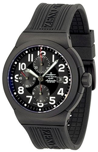 Zeno Watch Raid Titan Chronograph black 6454TVD bk a1