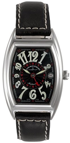 Zeno Watch Tonneau Retro GMT Dual Time 8081GMT h1