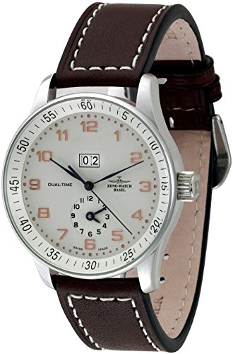 Zeno Watch X Large Retro Big Date Dual Time P561 f2