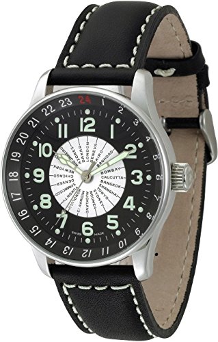 Zeno Watch X Large Pilot world timer P554WT b1