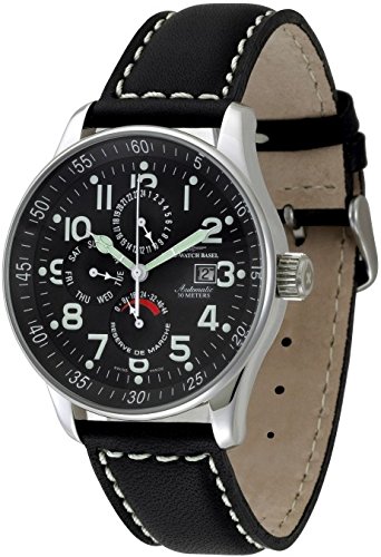 Zeno Watch X Large Pilot Power Reserve Dual Time Day Date P555 a1