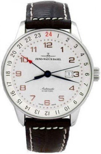 Zeno Watch X Large Retro GMT Dual Time P554GMT f2