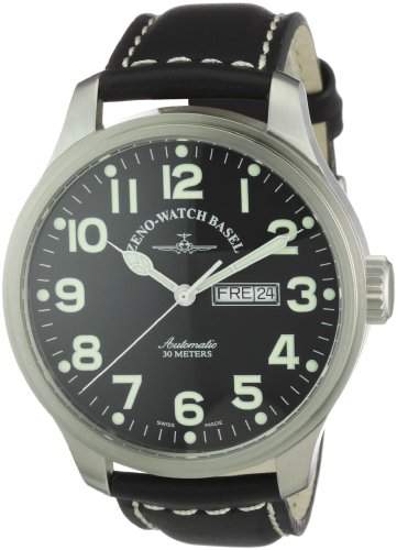 Zeno Watch Basel Herrenarmbanduhr Pilot Oversized 8554DD-a1