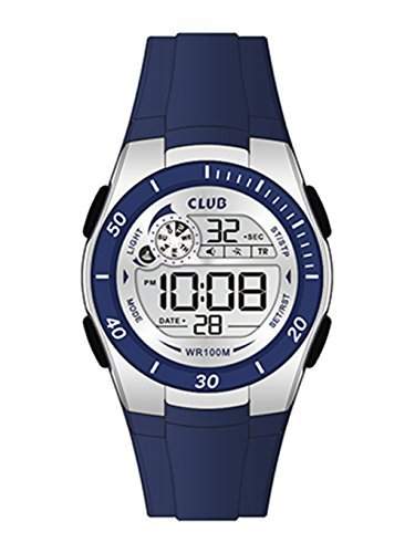 Club Unisex-Armbanduhr Digital Quarz Blau A47105-2S4E