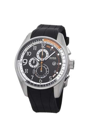 Hugo Boss Herren-Armbanduhr XL Gents Iconic Chronograph Silikon 1512366