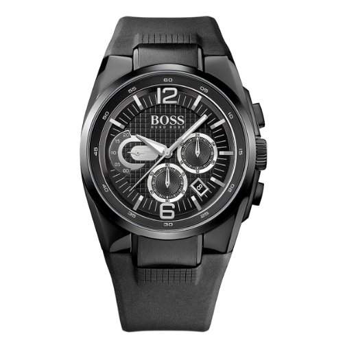 Hugo Boss Herren-Armbanduhr XL Chronograph Quarz Silikon 1512736