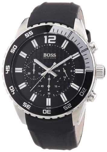 Hugo Boss Herren-Armbanduhr XL Chronograph Quarz Silikon 1512804