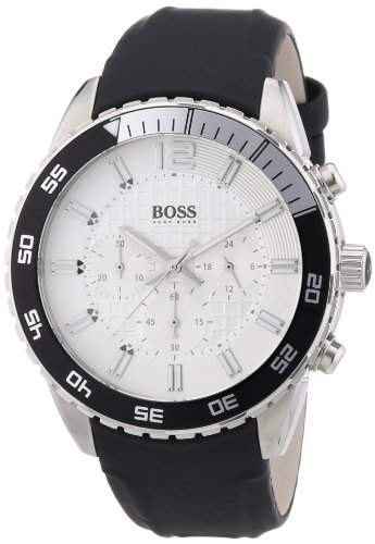Hugo Boss Herren-Armbanduhr XL Chronograph Quarz Silikon 1512805