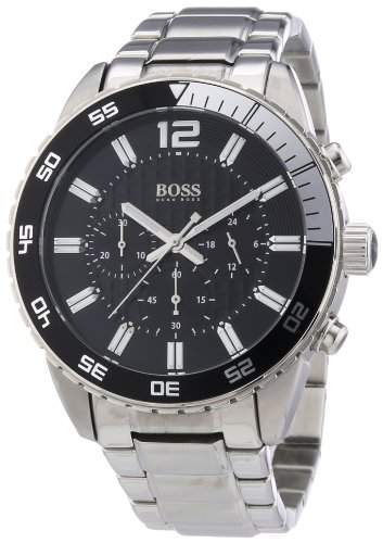 Hugo Boss Herren-Armbanduhr XL Chronograph Quarz Edelstahl 1512806