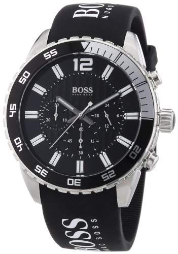 Hugo Boss Herren-Armbanduhr XL Chronograph Quarz Silikon 1512868