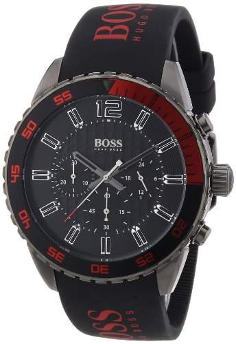 Hugo Boss Herren-Armbanduhr XL Chronograph Quarz Silikon 1512901
