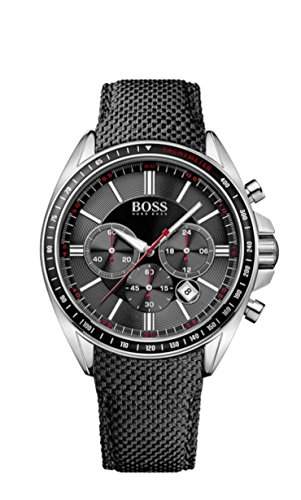 Hugo Boss Herren-Armbanduhr XL Driver Sport Chronograph Quarz Nylon 1513087