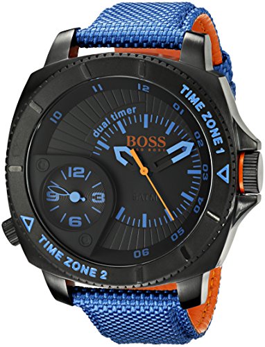 BOSS Orange Herren 1513209 Sao Paulo Analog Display Quarz blau Armbanduhr