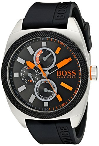 BOSS Orange Herren 1513244 London Analog Display Quartz Black Watch von Hugo Boss