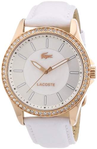 Lacoste Damen-Armbanduhr Analog Quarz Leder 2000768