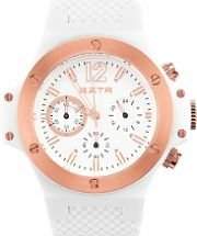 LTD Watch Unisex-Armbanduhr Chronograph Quarz Silikon weiss LTD - 310102