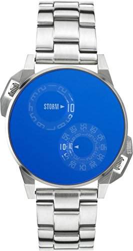 STORM Herren-Armbanduhr Analog edelstahl Silber 47177B