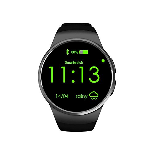 Kingwear Smartwatch mit Kamera fuer Android 4 3 und iOS7 KW18