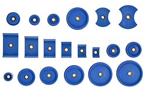 Racksoy Kompakt 20stk Einsaetze Druckplatten Fuer Uhrenpress Uhrengehaeuseboden Uhrenschliesser Gehaeuseschliesser Reparatur Werkzeug Blau