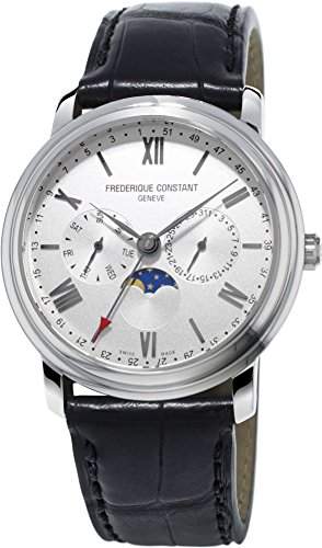 Frederique Constant Geneve Classic Business Timer FC-270SW4P6 Herrenarmbanduhr Sehr gut ablesbar