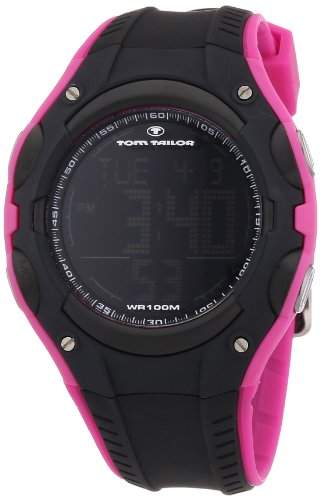 TOM TAILOR Damen-Armbanduhr XL Digital Quarz Plastik 5410101