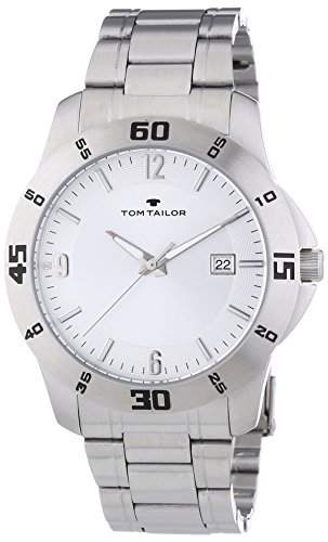 Tom Tailor Herren-Armbanduhr XL Analog Quarz Edelstahl 5413203