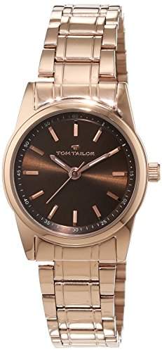 TOM TAILOR Watches Damen-Armbanduhr Analog Quarz Edelstahl beschichtet 5414304