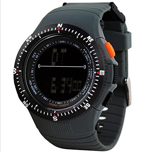 yijia SKMEI Digital LED Military Armbanduhr Wasserdicht Outdoor Armbanduhren Herren Frauen Sport Uhren grau