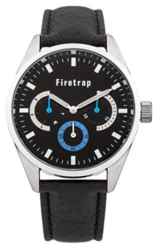 FIRETRAP Herren-Armbanduhr Analog Quarz Polyurethan FT2010BL