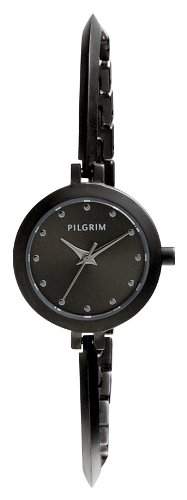 Pilgrim Damen-Armbanduhr XS Analog Quarz Edelstahl beschichtet 701413007