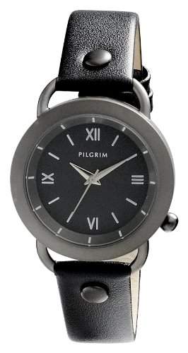 Pilgrim Damen-Armbanduhr XS Analog Quarz Leder 701413103