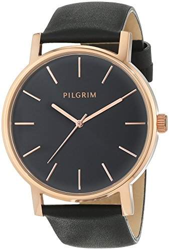 Pilgrim Damen-Armbanduhr Analog Quarz Leder 701444103