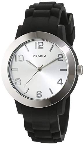 Pilgrim Damen-Armbanduhr Analog Quarz schwarz 701516102