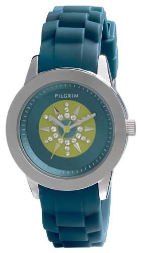 Pilgrim Damen-Armbanduhr XS Analog Quarz Kautschuk 701336406