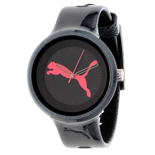 Puma Time PU910682015 Uhr Kunststoff Armband Schwarz