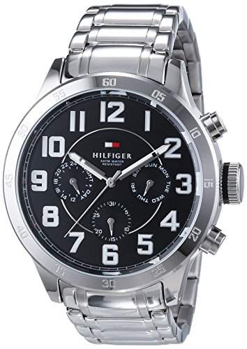 Tommy Hilfiger Watches Herren-Armbanduhr XL TRENT Analog Quarz Edelstahl 1791054