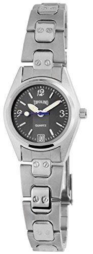 Anzoo mit Metallarmband Armbanduhr Uhr Schwarz 100421000355