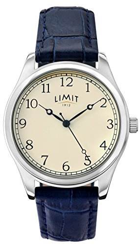 Limit Damen 6180 Classic blau Leder Armbanduhr