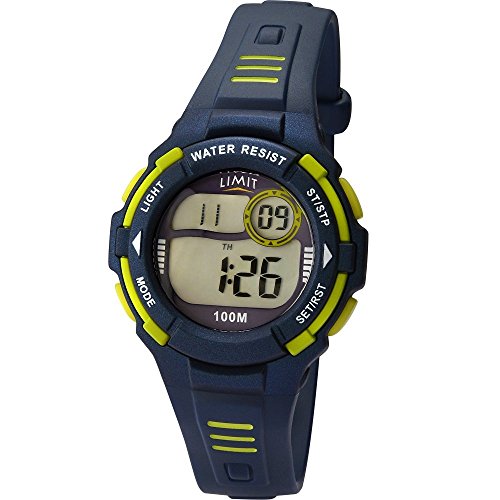 Limit Racing Digital Alarm Chronograph Blau Harz Gurt 5633