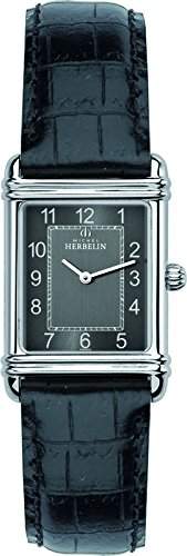 Michel Herbelin Damen-Armbanduhr Art Deco Analog Quarz Leder 1747824