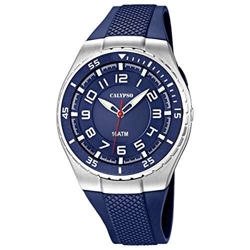 Calypso by Festina Herrenuhr blau, blaues Armband Analogico Uhren Kollektion UK60632