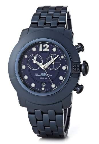 Glam Rock - gr32161 - SoBe - Armbanduhr - Quarz Chronograph - Zifferblatt Blau Armband Stahl vergoldet blau