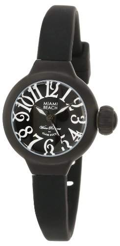 Glam Rock Miami Beach Art Deco Collection Damen 26mm Mineral Glas Uhr MBD27025