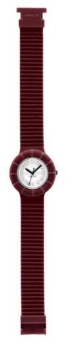Hip Hop Damen-Armbanduhr Velvet - Bordeaux Red Analog Silikon HWU0142
