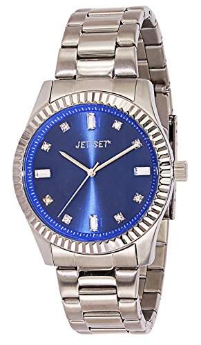 Jet Set Cool 59774-332-J Damen-Armbanduhr Alyce Quarz analog Armband Stahl silberfarbenBlau