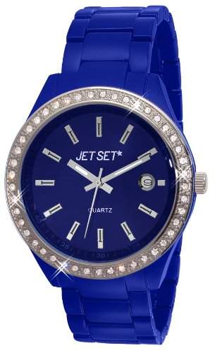 Jet Set Damen-Armbanduhr Mykonos Analog Quarz Blau J83954-333