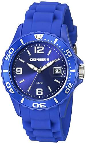 CEPHEUS Damen-Armbanduhr Analog Quarz Silikon CP603-033